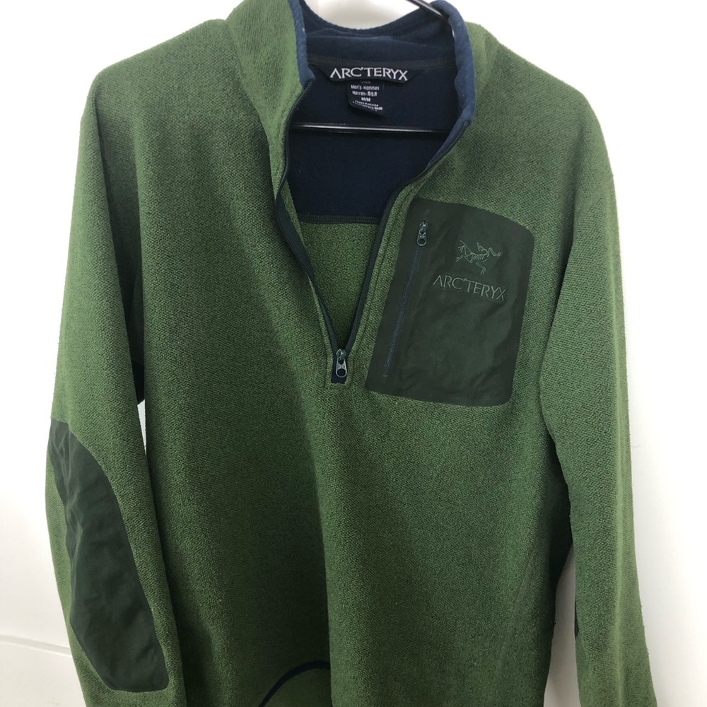 Arc'teryx Men's Green Half-Zip Fleece / Size M